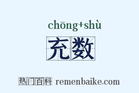 充数是什么意思的图片